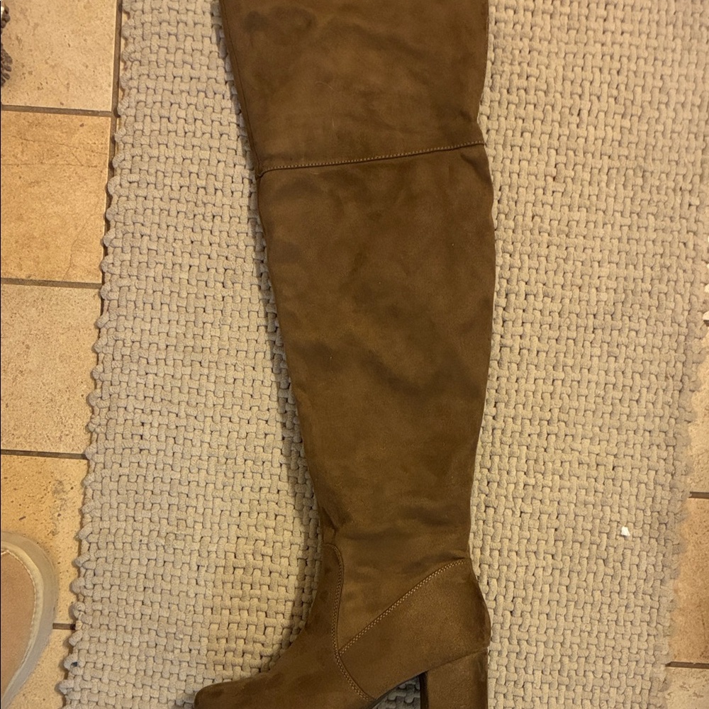 Refresh Tan Over-the-Knee Women's Boots